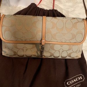 Authentic monogram Coach - like new